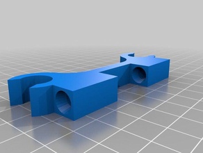 printrbot simple metal - filament guide fits under aluminum handle 3d printer accessories 3d print model - Mito3D