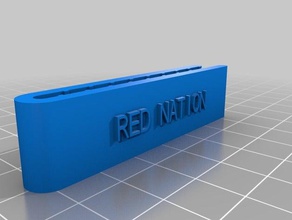 red nation money clip accessories customized 3d print model - Mito3D