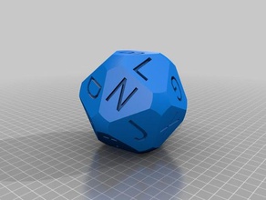 parametric dice platonic solids 3d print model - Mito3D