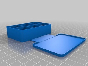 boite material toc los contenedores personalizado 3d print model - Mito3D