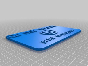 my customized sign 3d printer accessories printing signs logos tag tags 3d print model - Mito3D