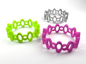tubu bilezik moda mücevher takı 3d print model - Mito3D