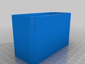 caixa inserir 1 recipientes personalizado 3d print model - Mito3D