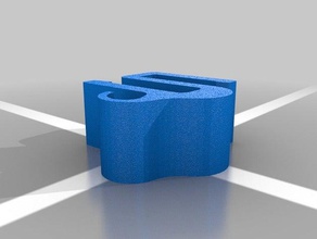 dual Zweck flashforge Glas-Tür-clip-Kabel-Draht-Halter 3d print model - Mito3D