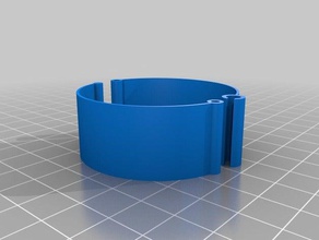 my customized clasp simpler watchband 24 lenght bracelets 3d print model - Mito3D