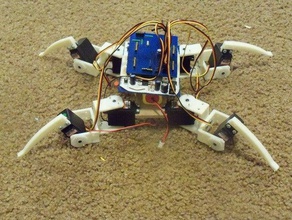 2dof quad otros soporte jaluino 3d arduino la educación electrónica robot móvil motor printbot cuadrúpedo reprap robótica servo sketchup walker 3d print model - Mito3D