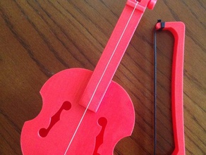 junk-Violine Musik 37420 3d print model - Mito3D