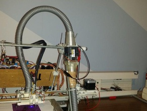 fume smoke extractor 3d printer accessories fan laser 3d print model - Mito3D