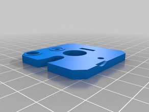 rapide lite 200 revised extruder plate 3d printer parts rapidel 3d print model - Mito3D