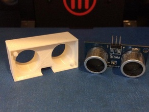 parrallaxcom ping sensor holder block modeling robotics robotic 3d print model - Mito3D