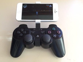 ps3 controller iphone game-clip 5 5s video games clip cool dual shock 3 fast print game gaming gta ios simple sturdy useful 3d print model - Mito3D