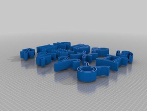 Tierkreis-Ausstechformen Küche und Esszimmer cookie cutter homestuck zodiac 3d print model - Mito3D