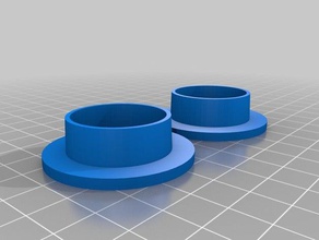 my customized parametric filament spool bushing 32 x 13 3d printer parts 3d print model - Mito3D