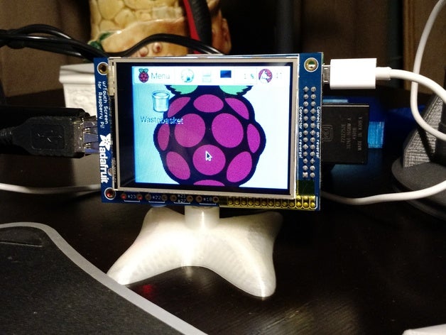raspberry model b rca stand pi elektronik dur r raspberrypi 3D print model - Mito3D
