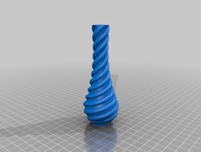turbo-vase+ sequel sculptures turbo-vase vase 3d print model - Mito3D