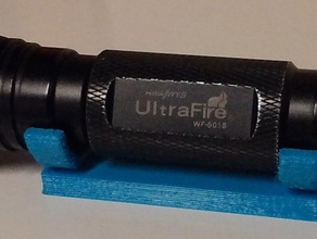 ultrafire wf-501b el feneri standı hobi tutucu 3d print model - Mito3D