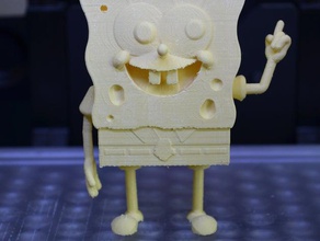 spongebob squarepants toys & games 3d modeling printing partcloud partsolution spongebog 3d print model - Mito3D