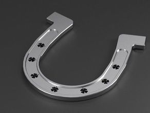 lucky horseshoe decor 3d printing cadenas partsolution 3d print model - Mito3D