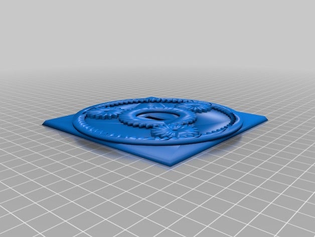 planetary gear lightswitch decor 3D print model - Mito3D