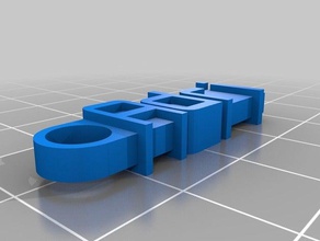 llavero adri organization customized 3d print model - Mito3D