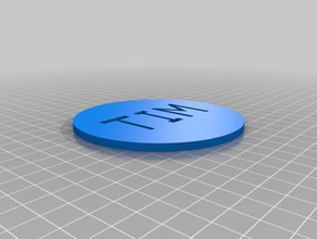 tim's coaster 3d printing customized 3d print model - Mito3D