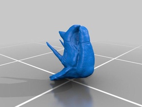 triceratops cabeça animais dinossauro jurássico 3d print model - Mito3D