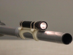 vax air cordless torch mount machine tools flashlight holder light vacuum cleaner 3d print model - Mito3D