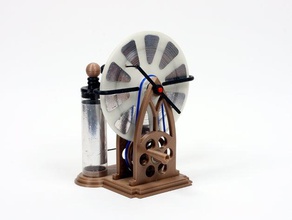 máquina de wimshurst física y astronomía 3d print model - Mito3D