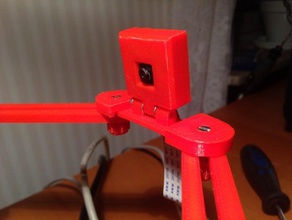 rbpi hızlandırılmış kamera monte edin 3d yazıcı aksesuarları raspberry pi 3d print model - Mito3D