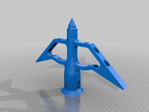 plane pencil holder organization 3d print model - Mito3D