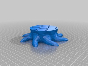 rehash cute octopus coster kitchen & dining coaster coasters drink 3d print model - Mito3D