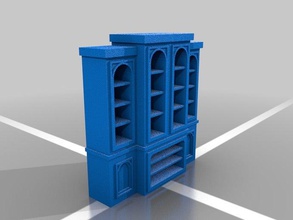 cabinet 148 model furniture 14 inch 1to48scale alcohol menagerie quarter toscale 3d print model - Mito3D