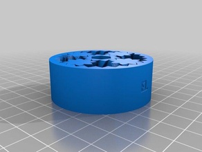 my customized gear bearing ld nylon spool parts 3d print model - Mito3D