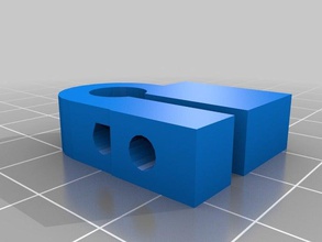 beefier y-abrazadera de la barra printrbot 3d impresión 3d print model - Mito3D
