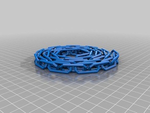 necklace chain customized 3d print model - Mito3D