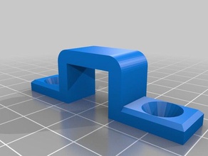square fixing collar diy fixings 3d print model - Mito3D