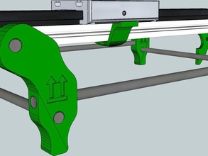 prusa rail kit v2 3d printer parts 3d print model - Mito3D