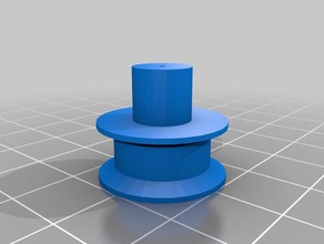 my customized stepper motor wheel parts 3d print model - Mito3D