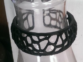 phat coral Manschette Armbänder - Armband voronoi 3d print model - Mito3D
