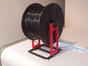 freestanding filament holder 95mm wide spools 3d printer accessories da vinci spool stand 3d print model - Mito3D