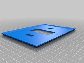 interruptor - deco cambiar de tamaño medio los hogares personalizado 3d print model - Mito3D