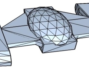 gevşek eski okul cylon raider interpertation diğer uzay ay oyuncak 3d print model - Mito3D