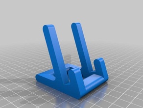 simple iphone 5 stand mobile phone iphone5 3d print model - Mito3D