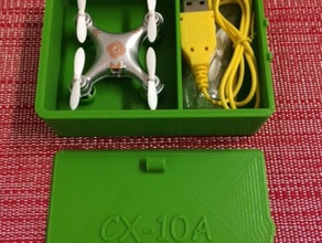 boîte de rangement cheerson cx-10a la télécommande r c véhicules cx-10 3d print model - Mito3D