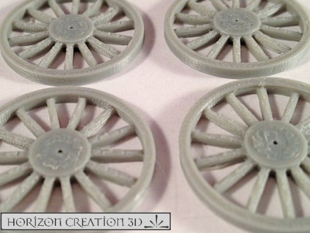 wagon wheel 1 Fahrzeuge bit kundengebundene hc3d 3D print model - Mito3D