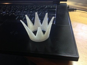 simple crown toy & game accessories 3d print model - Mito3D
