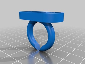 charlie ring bague rings customized 3d print model - Mito3D