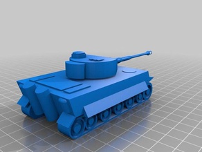 panzer réservoir L'impression 3d le 3d print model - Mito3D