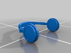 headphones draft 1 3d printing 3d print model - Mito3D