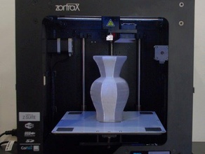 vase printmeup Skulpturen Blume Blumen 3d print model - Mito3D